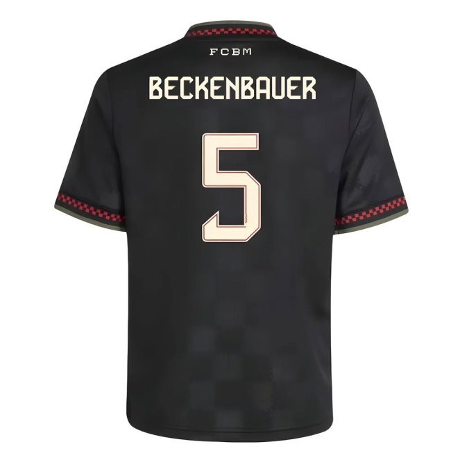 2025-2026 Bayern Munich Third Shirt (Kids) (Beckenbauer 5) — Shop Online