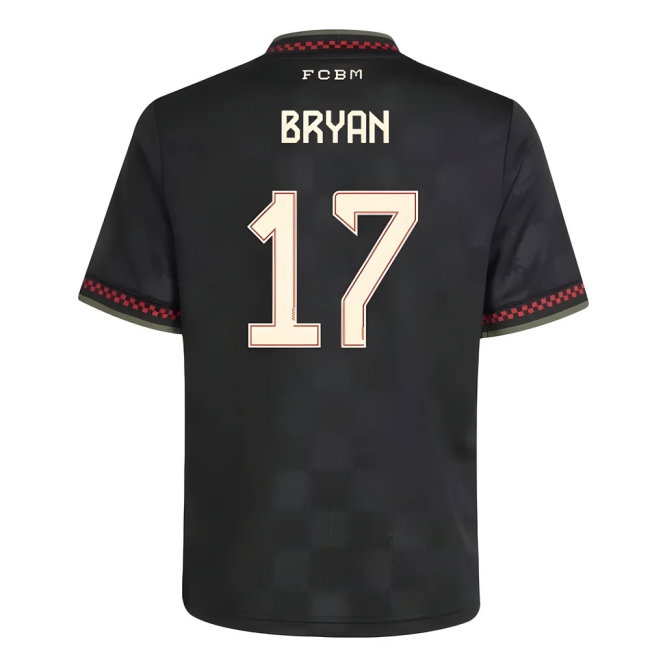 2025-2026 Bayern Munich Third Shirt (Kids) (Bryan 17) — Shop Online