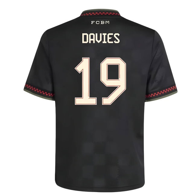 2025-2026 Bayern Munich Third Shirt (Kids) (Davies 19) — Shop Online