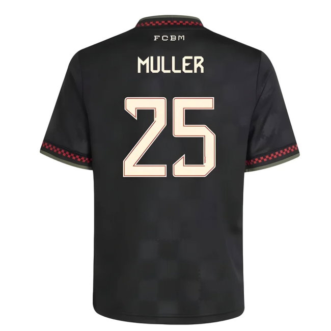 2025-2026 Bayern Munich Third Shirt (Kids) (Muller 25) — Buy Now