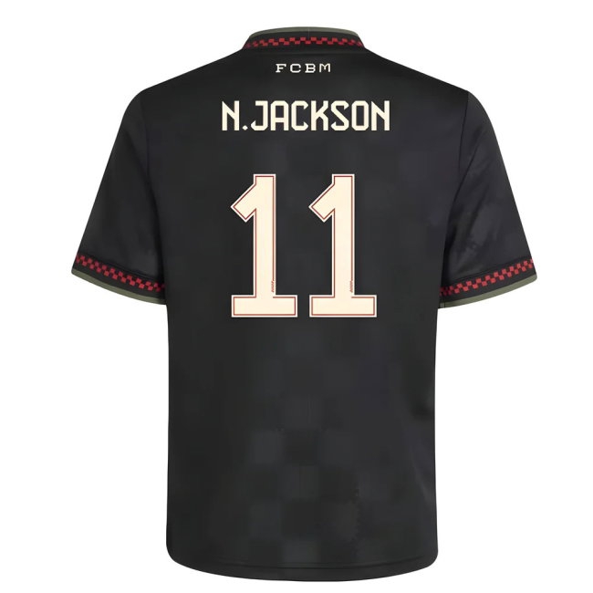 2025-2026 Bayern Munich Third Shirt (Kids) (N.Jackson 11) — Shop Now
