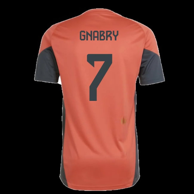 2025-2026 Bayern Munich Training Shirt (Easy Coral) (Gnabry 7) — Shop Online