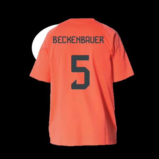 2025-2026 Bayern Munich Training Tee (Easy Coral) - Kids (Beckenbauer 5) — Shop Now