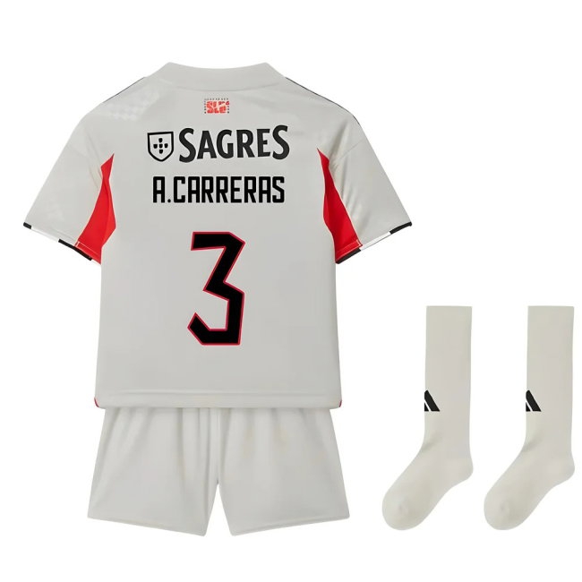 2025-2026 Benfica Away Mini Kit (A.Carreras 3) — Buy Now