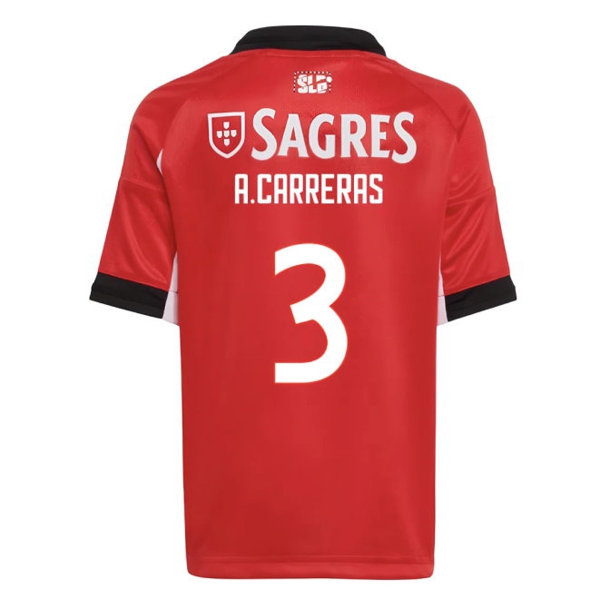 2025-2026 Benfica Home Mini Kit (A.Carreras 3) — Buy Online