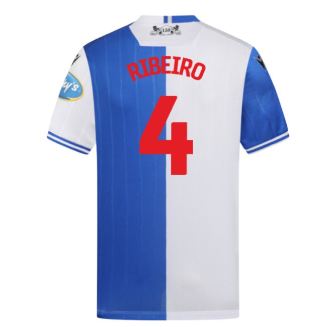 2025-2026 Blackburn Rovers Home Shirt (Ribeiro 4) — Shop Now