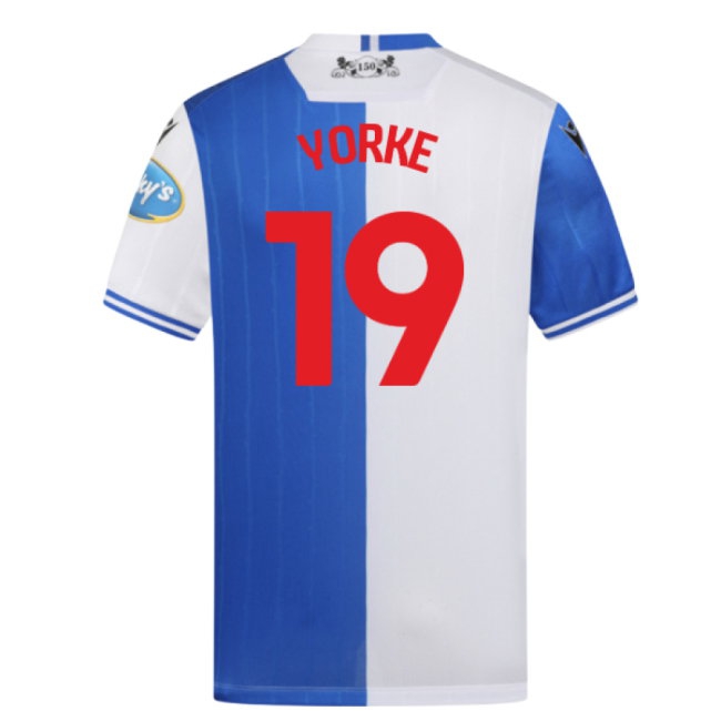 2025-2026 Blackburn Rovers Home Shirt (Yorke 19) — Shop Online