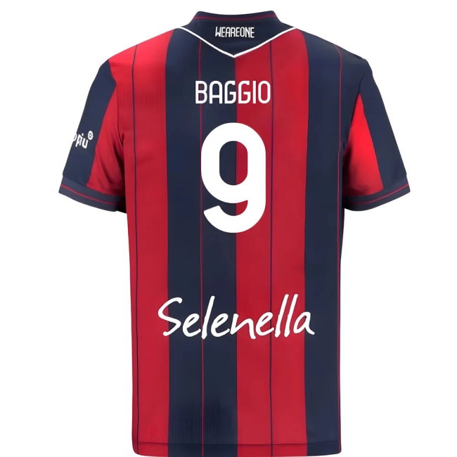 2025-2026 Bologna Home Shirt (Baggio 9) — Buy Online