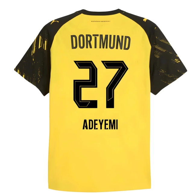 2025-2026 Borussia Dortmund Player Version Home Shirt (Adeyemi 27) — Shop Now