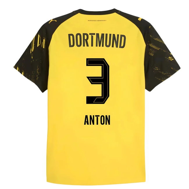 2025-2026 Borussia Dortmund Player Version Home Shirt (Anton 3) — Buy Now