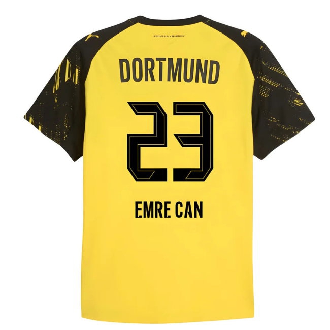 2025-2026 Borussia Dortmund Player Version Home Shirt (Emre Can 23) — Buy Now