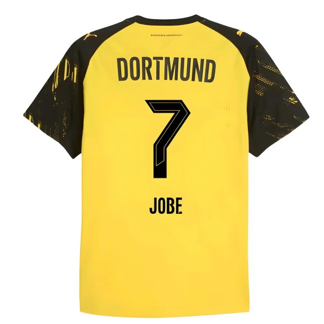 2025-2026 Borussia Dortmund Player Version Home Shirt (Jobe 7) — Shop Online