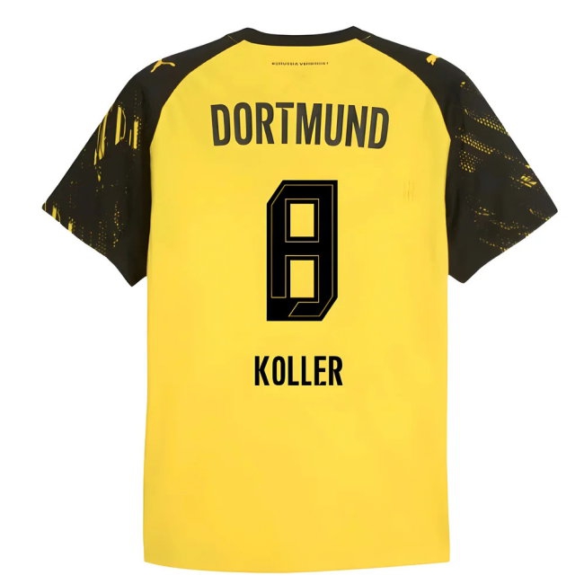 2025-2026 Borussia Dortmund Player Version Home Shirt (Koller 8) — Shop Now