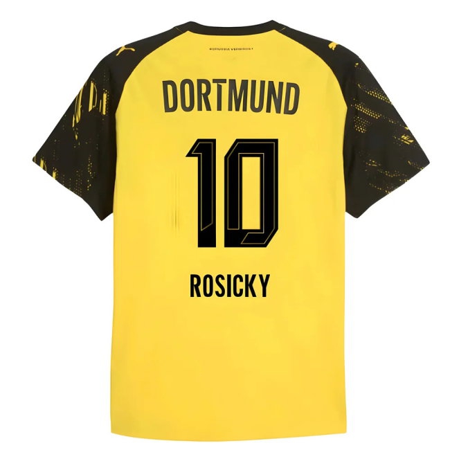 2025-2026 Borussia Dortmund Player Version Home Shirt (Rosicky 10) — Buy Online