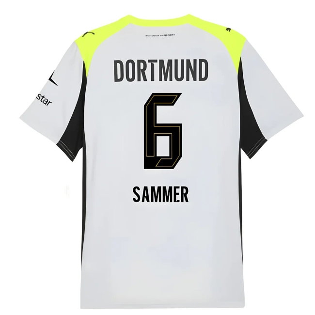 2025-2026 Borussia Dortmund Away Shirt (Sammer 6) — Shop Now