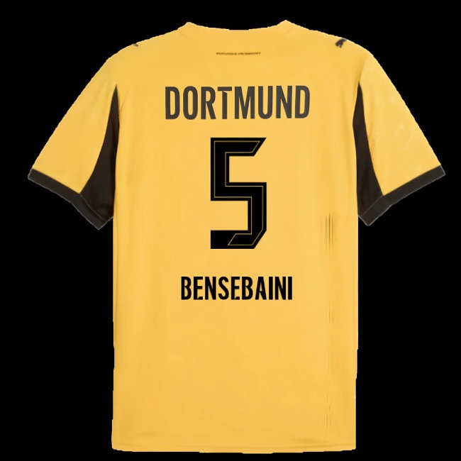 2025-2026 Borussia Dortmund Cup Shirt (Bensebaini 5) — Buy Online