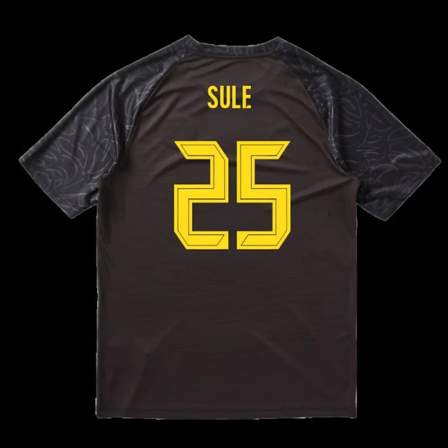 2025-2026 Borussia Dortmund Warm Up Jersey (Black) (Sule 25) — Buy Now