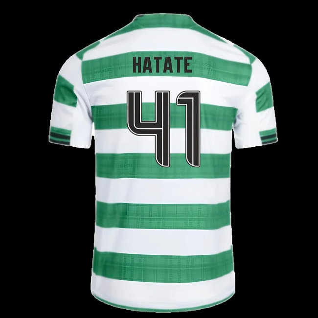 2025-2026 Celtic Player Version Home Shirt (Hatate 41) — Shop Now
