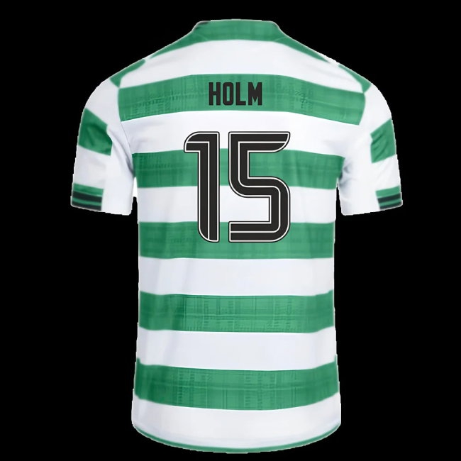 2025-2026 Celtic Player Version Home Shirt (Holm 15) — Shop Online