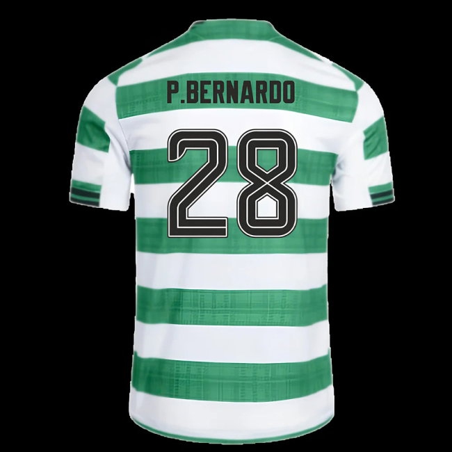 2025-2026 Celtic Player Version Home Shirt (P.Bernardo 28) — Shop Now