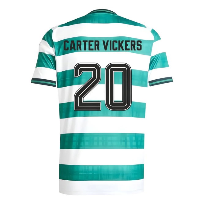 2025-2026 Celtic Home Shirt (Carter Vickers 20) — Shop Online