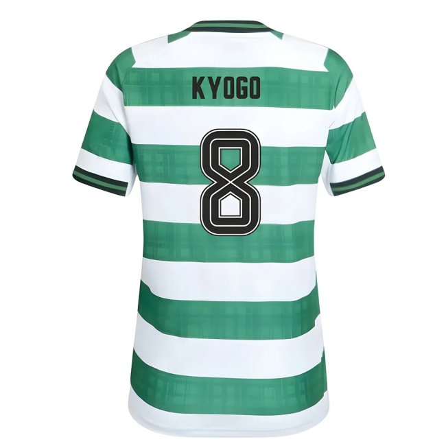 2025-2026 Celtic Home Shirt (Womens) (Kyogo 8) — Shop Now