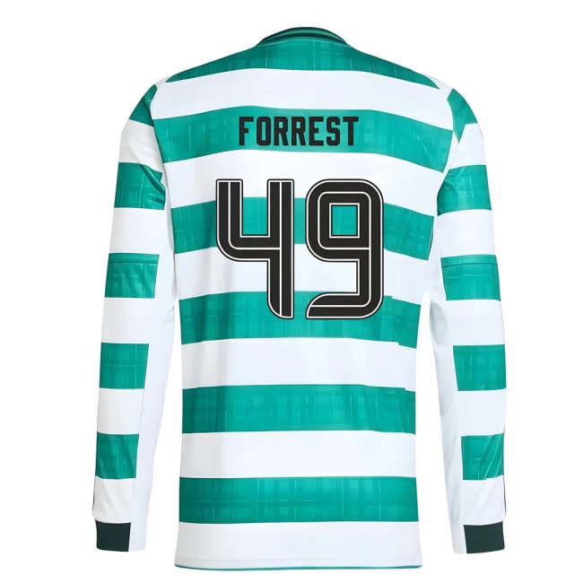 2025-2026 Celtic Long Sleeve Home Shirt (Forrest 49) — Buy Online