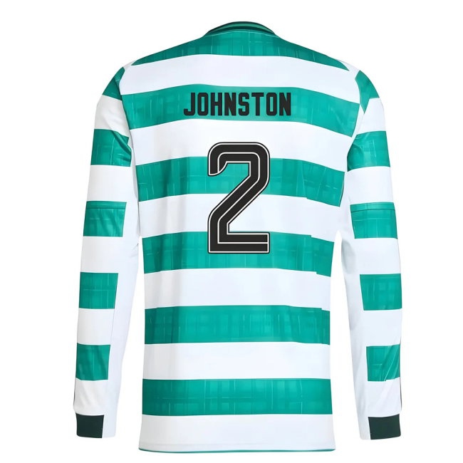 2025-2026 Celtic Long Sleeve Home Shirt (Johnston 2) — Buy Online