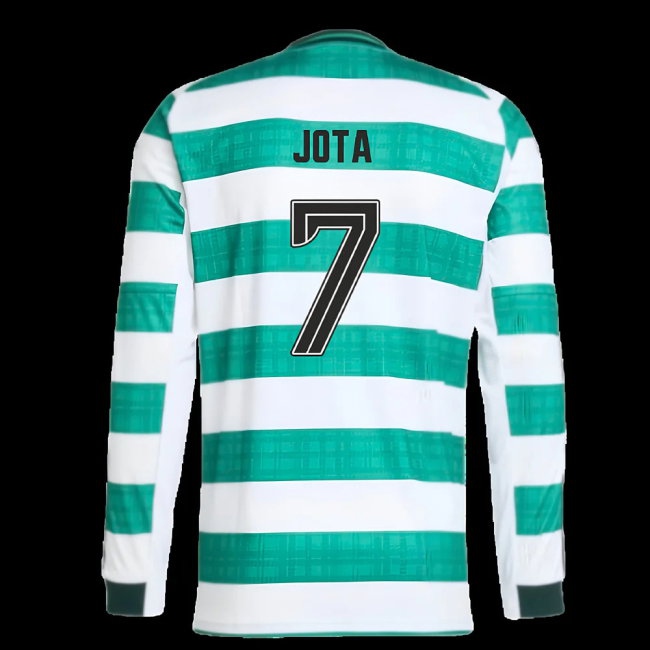 2025-2026 Celtic Long Sleeve Home Shirt (Jota 7) — Shop Online