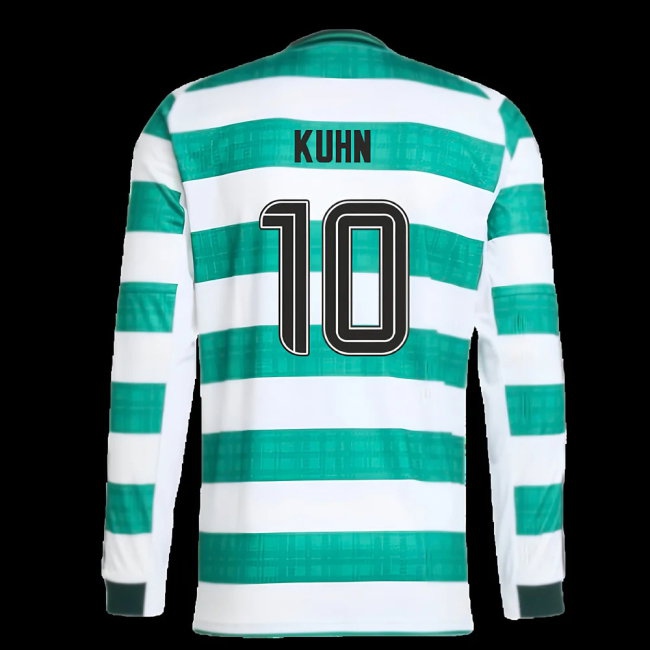 2025-2026 Celtic Long Sleeve Home Shirt (Kuhn 10) — Shop Online