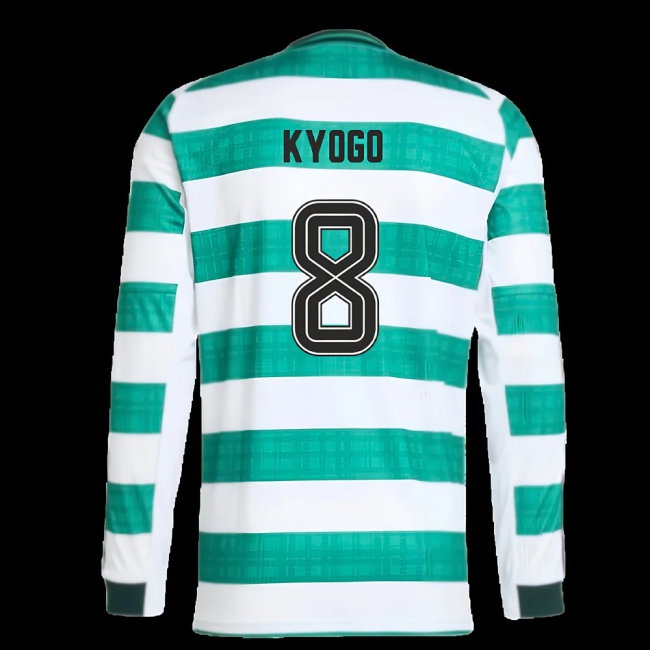 2025-2026 Celtic Long Sleeve Home Shirt (Kyogo 8) — Buy Now