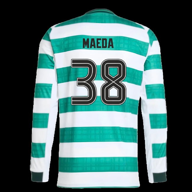 2025-2026 Celtic Long Sleeve Home Shirt (Maeda 38) — Shop Now