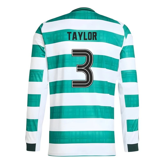 2025-2026 Celtic Long Sleeve Home Shirt (Taylor 3) — Shop Now