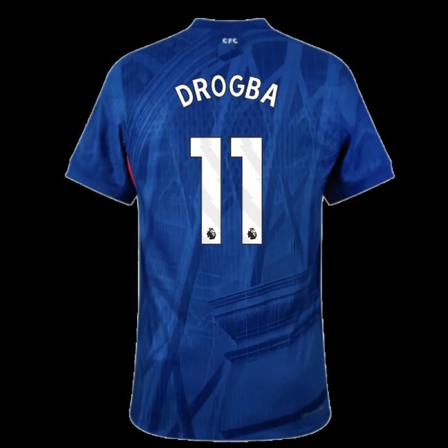 2025-2026 Chelsea Home Player Version Shirt (Drogba 11) — Buy Online