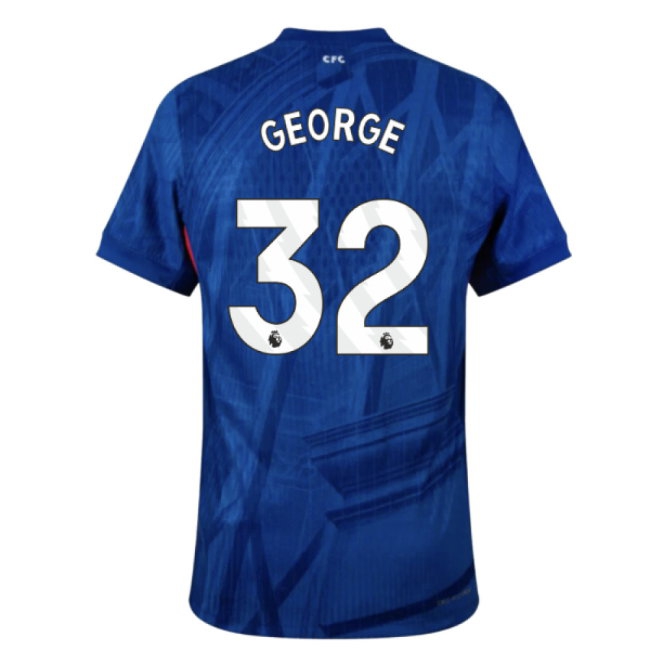 2025-2026 Chelsea Home Player Version Shirt (George 32) — Shop Now