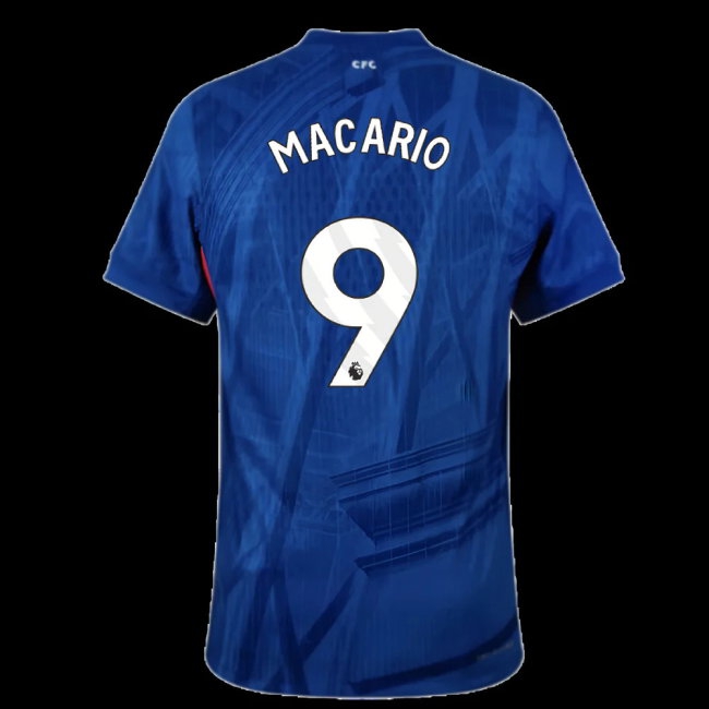 2025-2026 Chelsea Home Player Version Shirt (Macario 9) — Buy Online