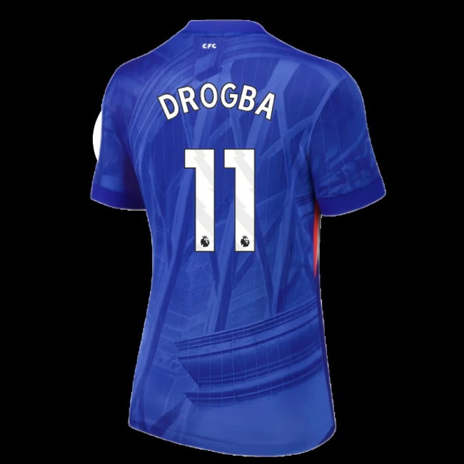 2025-2026 Chelsea Home Shirt (Womens) (Drogba 11) — Buy Now