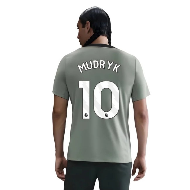2025-2026 Chelsea Strike Training Shirt (Jade Green) (Mudryk 10) — Buy Online