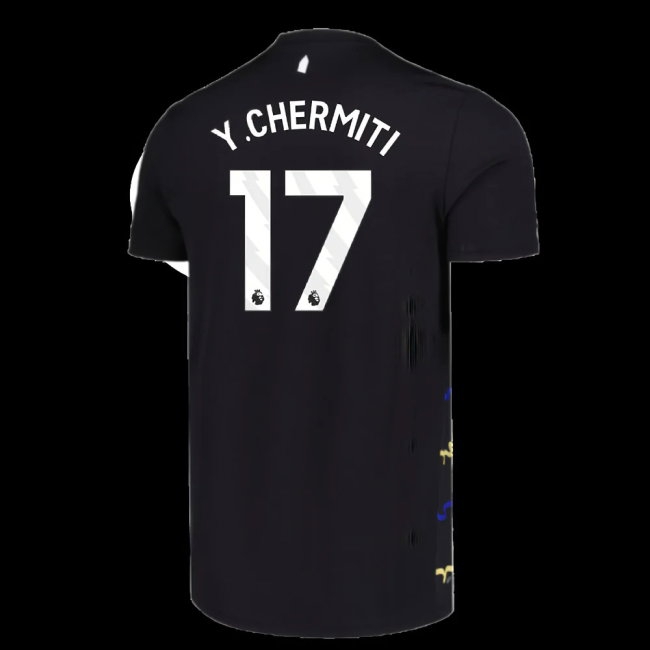 2025-2026 Everton Third Shirt (Y.Chermiti 17) — Shop Now