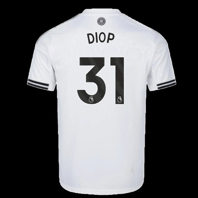 2025-2026 Fulham Home Shirt (Diop 31) — Shop Now