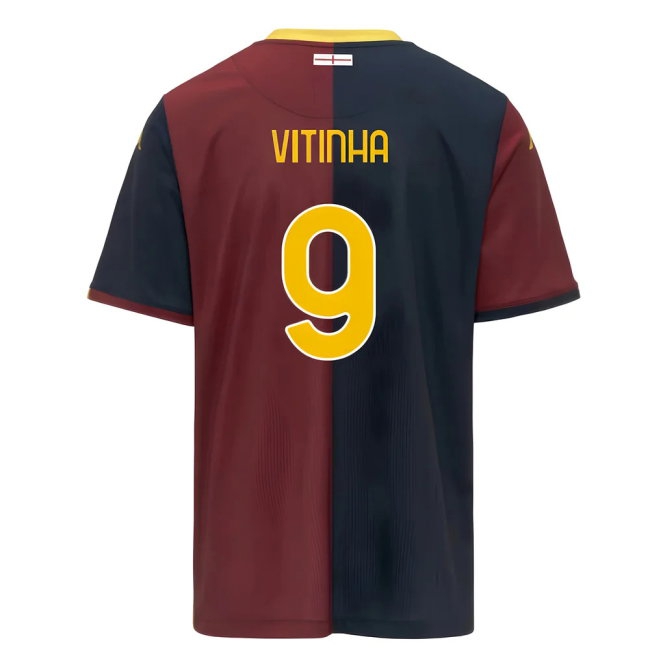 2025-2026 Genoa Home Shirt (Vitinha 9) — Buy Now