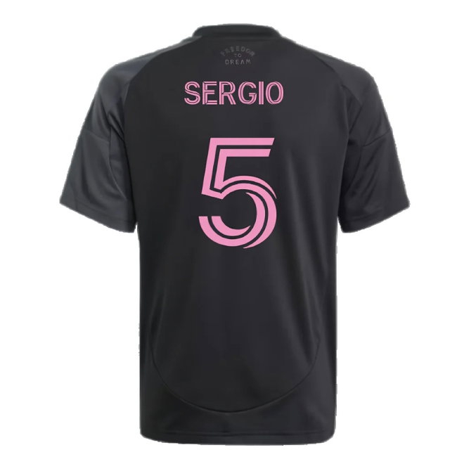 2025-2026 Inter Miami Away Shirt (Kids) (Sergio 5) — Buy Online