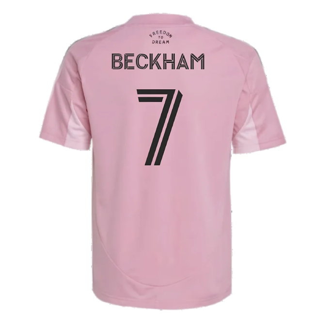 2025-2026 Inter Miami Home Shirt (Kids) (Beckham 7) — Shop Online