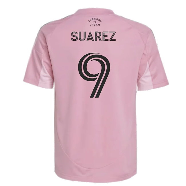 2025-2026 Inter Miami Home Shirt (Kids) (Suarez 9) — Buy Online