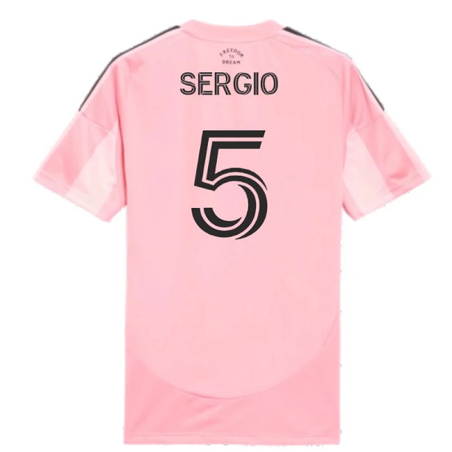 2025-2026 Inter Miami Home Shirt (Sergio 5) — Buy Online