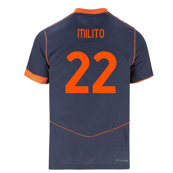2025-2026 Inter Milan Player Version Dri-FIT ADV Third Shirt (Milito 22) — Buy Now