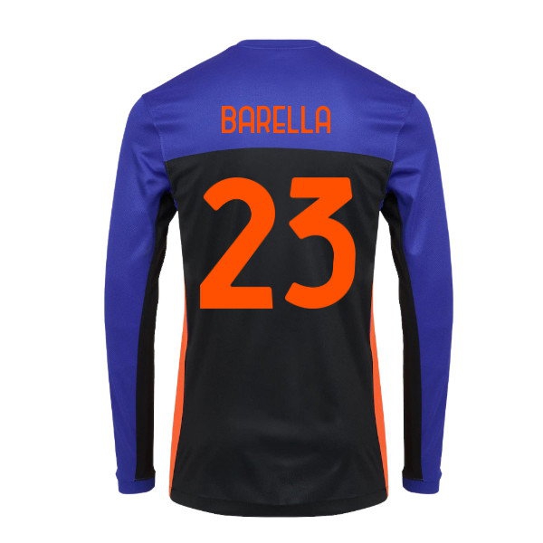 2025-2026 Inter Milan Fourth Long Sleeve ACG Shirt (Barella 23) — Buy Online
