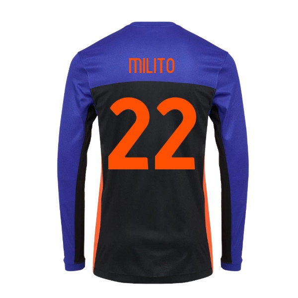 2025-2026 Inter Milan Fourth Long Sleeve ACG Shirt (Milito 22) — Buy Online