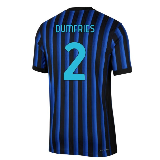 2025-2026 Inter Milan Home Player Version Dri-Fit ADV Shirt (Dumfries 2) — Shop Now