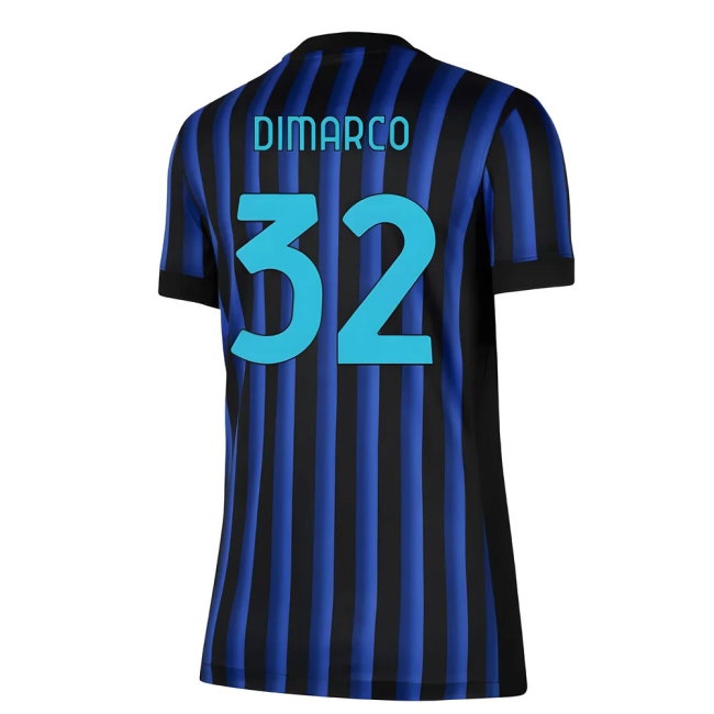 2025-2026 Inter Milan Home Shirt (Womens) (Dimarco 32) — Shop Online